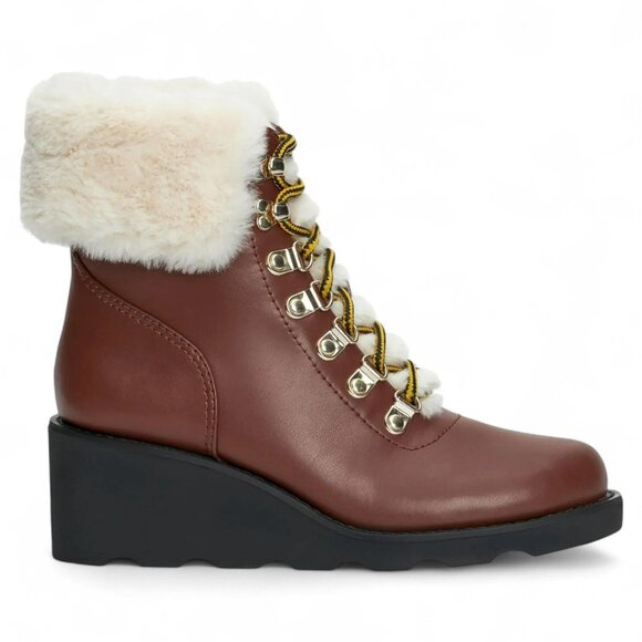 INC Womens Padded Insole Lace up Booties - Picture 2 of 3